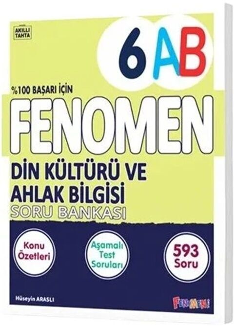 6. Sınıf Din Kültürü ve Ahlak Bilgisi Fenomen A-B Soru Bankası Fenomen Yayınları