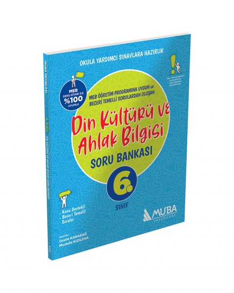 6. Sınıf Din Kültürü ve Ahlak Bilgisi Soru Bankası Muba Yayınları