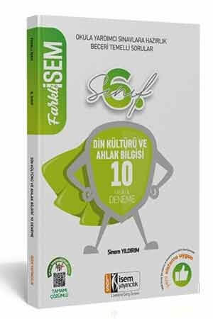 6. Sınıf Din Kültürü ve Ahlak Bilgisi Tamamı Çözümlü 10 Fasikül Deneme İsem Yayıncılık