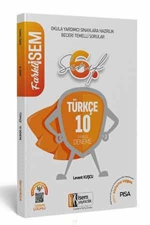6. Sınıf Farklı İsem Türkçe Tamamı Çözümlü 10 Fasikül Deneme İsem Yayıncılık