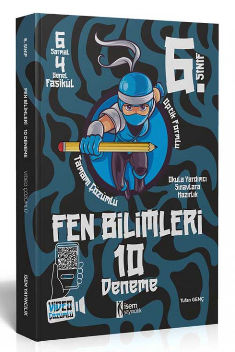 6. Sınıf Fen Bilimleri 10 Deneme İsem Yayıncılık