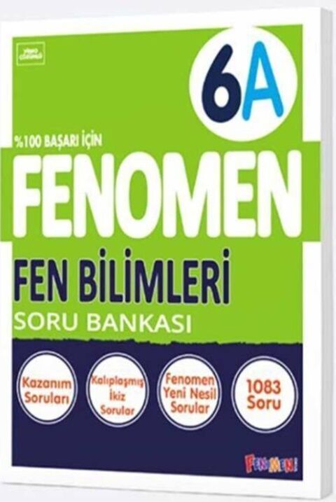 6. Sınıf Fen Bilimleri A Fenomen Soru Bankası Fenomen Yayınları