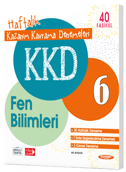 6. Sınıf Fen Bilimleri Haftalık Kazanım Kavrama Denemeleri Kurmay Elt Yayınları