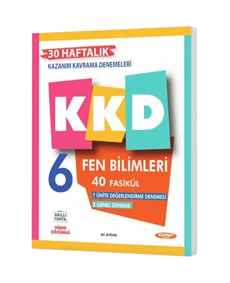 6. Sınıf Fen Bilimleri Haftalık Kazanım Kavrama Denemeleri Kurmay Elt Yayınları