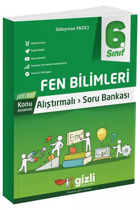 6. Sınıf Fen Bilimleri Konu Anlatımlı Soru Bankası Gizli Yayınları