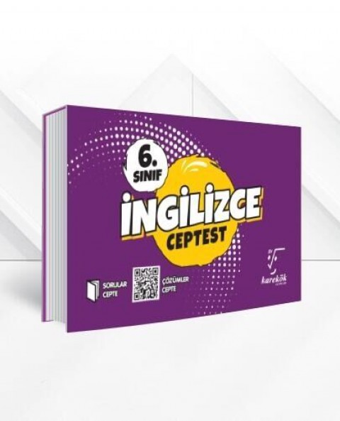 6. Sınıf İngilizce Cep Test Karekök Yayınları