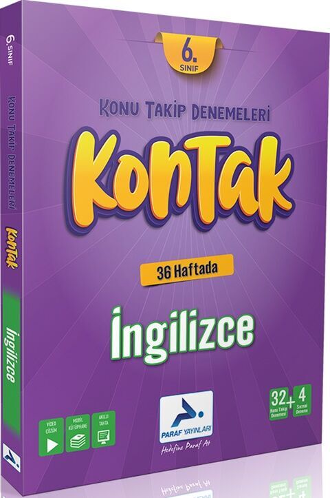 6. Sınıf Kontak İngilizce Denemeleri Paraf Yayınları