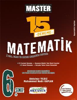 6. Sınıf Master 15 Matematik Denemesi Okyanus Yayınları