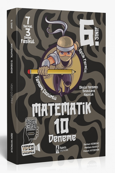 6. Sınıf Matematik 10 Deneme İsem Yayıncılık