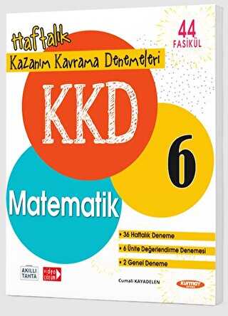 6. Sınıf Matematik Haftalık Kazanım Kavrama Denemeleri Kurmay Elt Yayınları