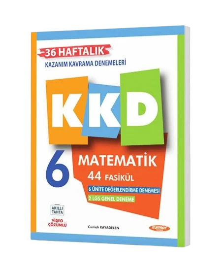 6. Sınıf Matematik Haftalık Kazanım Kavrama Denemeleri Kurmay Elt Yayınları