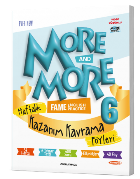 6. Sınıf More And More Haftalık Kazanım Kavrama Föyleri Kurmay Elt Yayınları