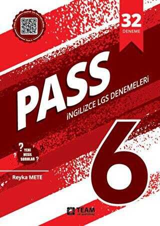 6. Sınıf Pass İngilizce LGS Denemeleri Team Elt Publishing