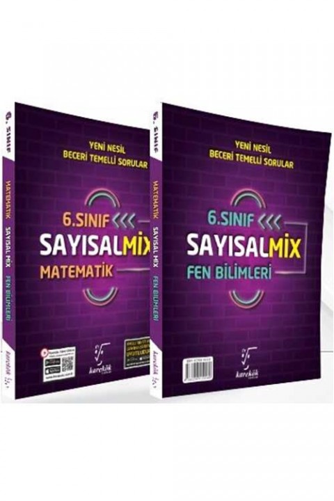 6. Sınıf SayısalMix Matematik ve Fen Bilimleri Karekök Yayınları
