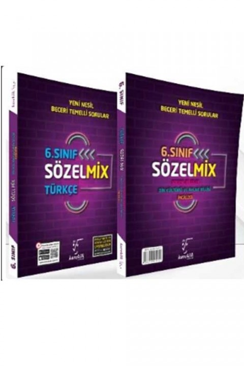 6. Sınıf SözelMix Türkçe ve Sosyal Bilgiler, Din Kültürü ve Ahlak Bilgisi, İngilizce Karekök Yayınları