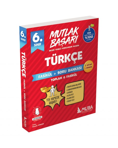 6. Sınıf Türkçe Fasikül Soru Bankası Muba Yayınları