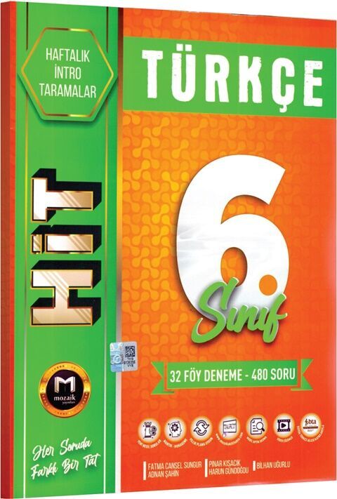 6. Sınıf Türkçe HİT 32 Deneme Mozaik Yayınları