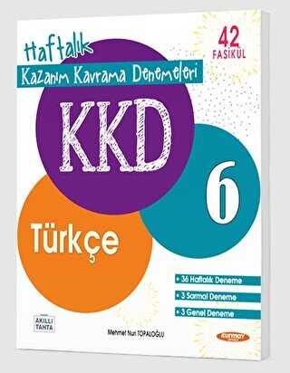 6. Sınıf Türkçe Haftalık Kazanım Kavrama Denemeleri Kurmay Elt Yayınları