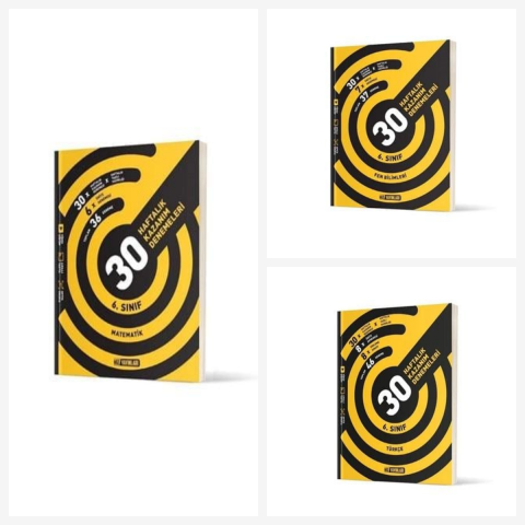 6. Sınıf Türkçe + Matematik + Fen Bilimleri Haftalık Denemeleri Seti Hız Yayınları