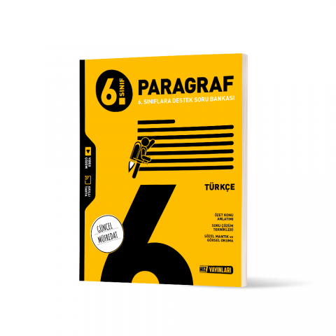 6. Sınıf Türkçe Paragraf Soru Bankası Hız Yayınları