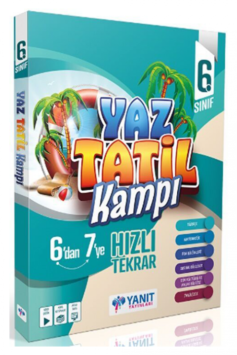 6. Sınıf Yaz Tatil Kitabı Kampı Yanıt Yayınları