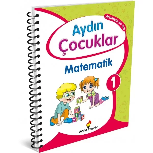 Çocuklar Matematik 1 Anaokulu 5+ Yaş Aydın Yayınları