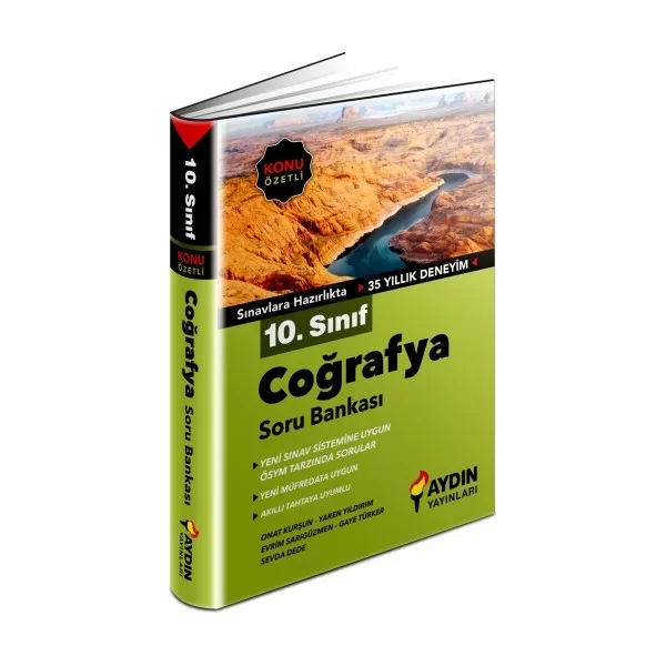 10. Sınıf Coğrafya Konu Özetli Soru Bankası Aydın Yayınları