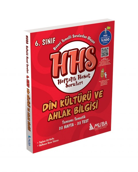 6.Sınıf Din Kültürü Haftalık Hasat Soruları (HHS) Muba Yayınları