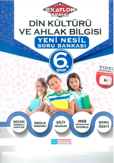 6.Sınıf Din Kültürü ve Ahlak Bilgisi Video Çözümlü Soru Bankası Evrensel İletişim