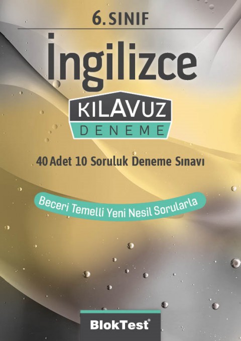 6.Sınıf İngilizce Kılavuz Deneme Bloktest Yayınları