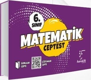 6. Sınıf Matematik Cep Test Karekök Yayınları