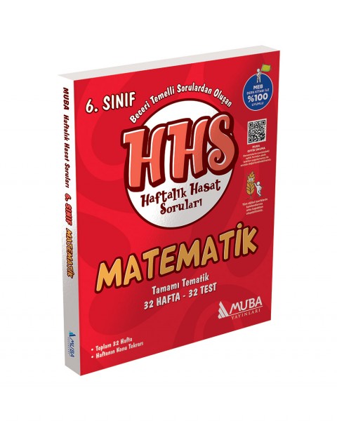 6.Sınıf Matematik Haftalık Hasat Soruları (HHS) Muba Yayınları