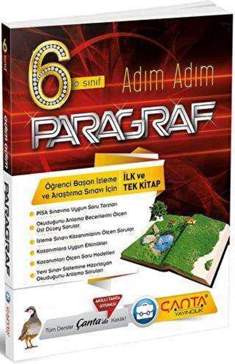 6.Sınıf Paragraf Adım Adım Soru Bankası Çanta Yayınları