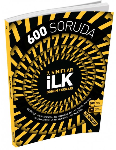 7. Sınıf 600 Soruda İlk Dönem Tekrarı Hız Yayınları