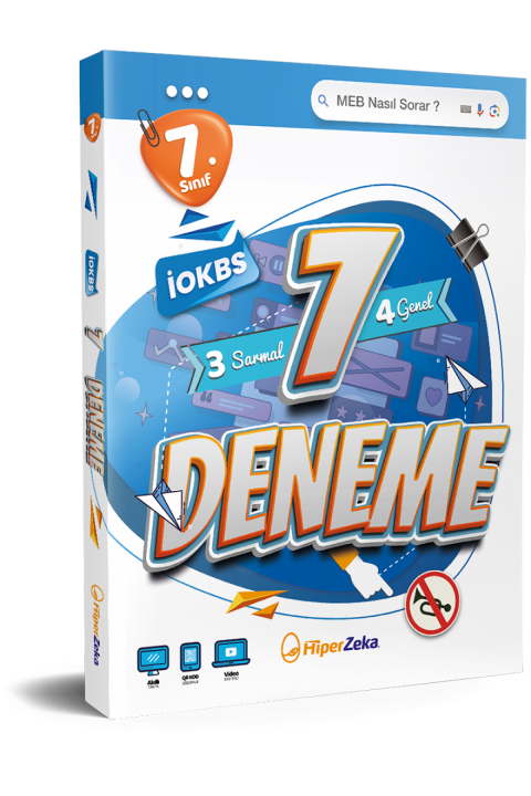 7. Sınıf 7 Deneme İOKBS 3 Sarmal 4 Genel Hiper Zeka Yayınları