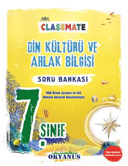 7. Sınıf Din Kültürü Ve Ahlak Bilgisi Classmate Soru Bankası Okyanus Yayınları