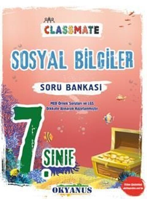 7. Sınıf Classmate Sosyal Bilgiler Soru Bankası Okyanus Yayınları