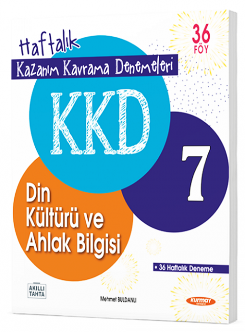 7. Sınıf Din Kültürü ve Ahlak Bilgisi Haftalık Kazanım Kavrama Denemeleri Kurmay Elt Yayınları