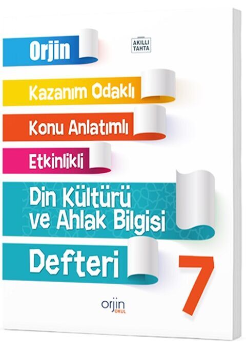 7. Sınıf Din Kültürü ve Ahlak Bilgisi Orjin Konu Anlatımlı Defter Kurmay Yayınları