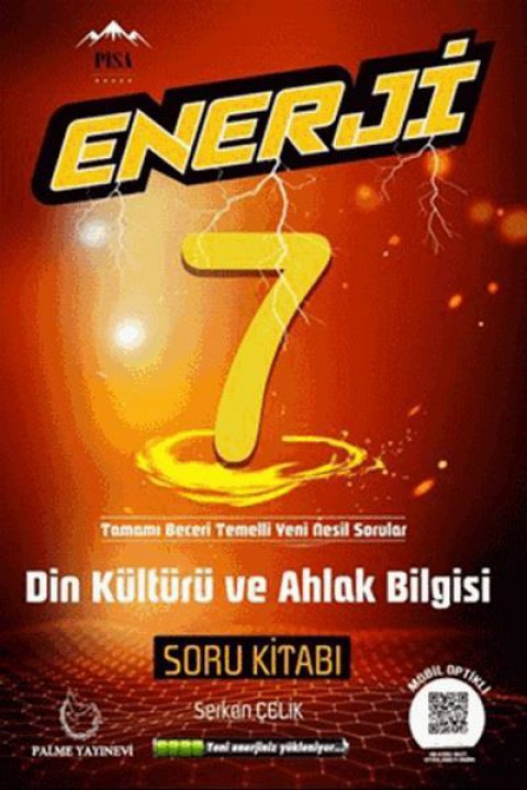 7. Sınıf Enerji Din Kültürü ve Ahlak Bilgisi Soru Kitabı Palme Yayınları