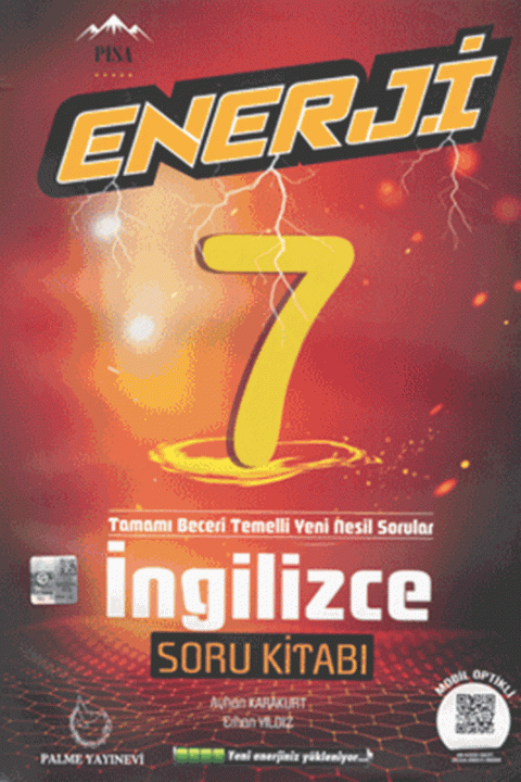 7. Sınıf Enerji İngilizce Soru Kitabı Palme Yayınları