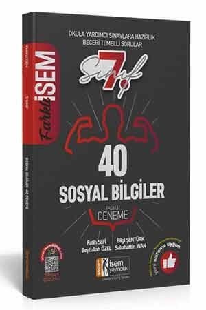 7. Sınıf Farklı İsem Sosyal Bilgiler Tamamı Çözümlü 40 Fasikül Deneme İsem Yayıncılık