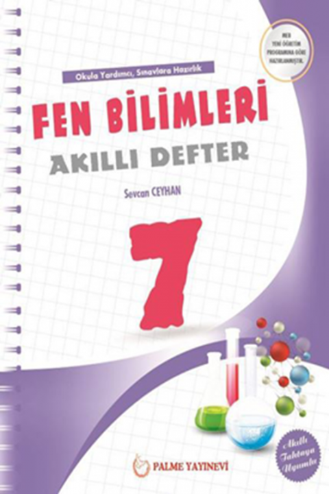 7. Sınıf Fen Bilimleri Akıllı Defter Palme Yayınları