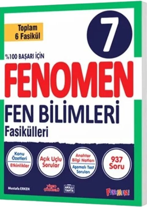 7. Sınıf Fen Bilimleri Fasikülleri Fenomen Yayınları