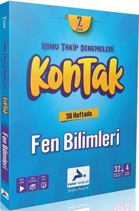 7. Sınıf Fen Bilimleri Kontak Denemeleri Paraf Yayınları