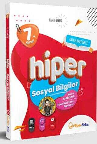 7. Sınıf Hiper Sosyal Bilgiler Konu Anlatımlı Soru Bankası Hiper Zeka Yayınları