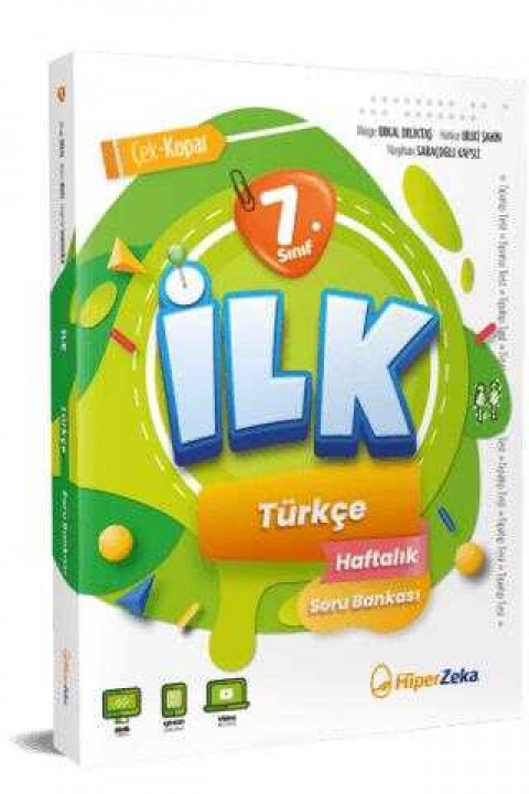 7. Sınıf İlk Türkçe Soru Bankası Hiper Zeka Yayınları