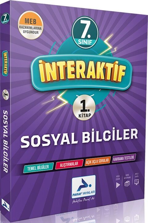7. Sınıf İnteraktif Sosyal Bil. Soru Bankası Paraf Yayınları