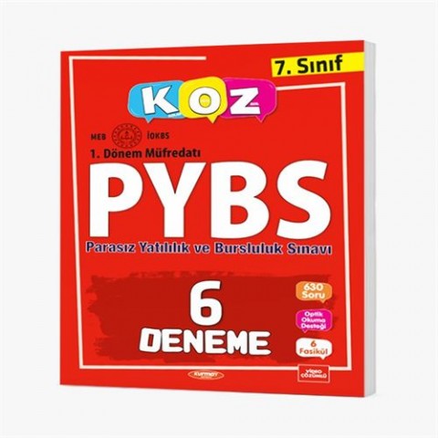7. Sınıf KOZ PYBS 6 Deneme Kurmay Yayınları
