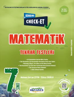 7. Sınıf Kendini Check Et Matematik Tekrar Testleri Okyanus Yayınları